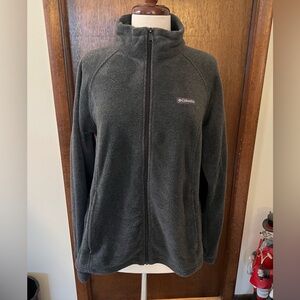 Columbia Women's Dark Gray XLarge Fleece Utility Jacket